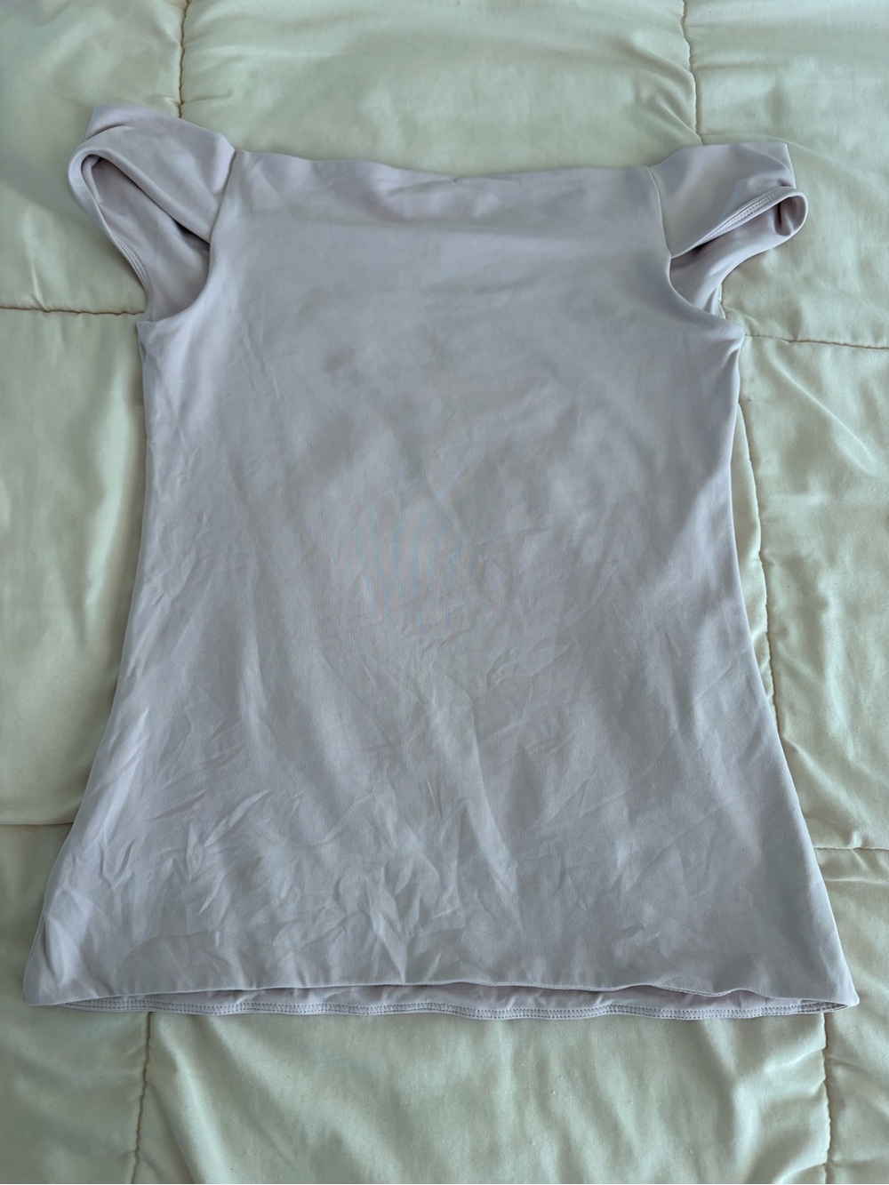 Aritzia Contour Off-Shoulder Women's Top in Light Pink - Picture 3 of 5